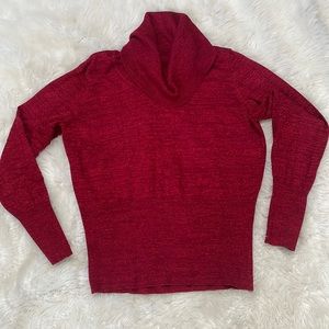 cowl neck sweater